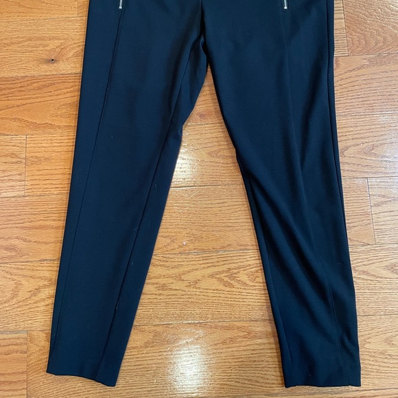 Michael Kors black slacks with zippers - Picture 2 of 3